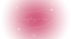 an abstract pink background with the words everything in the air