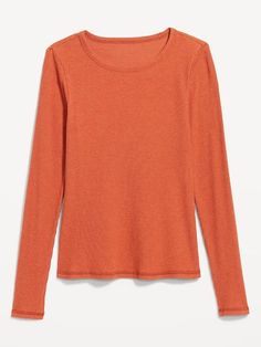 Plush-Knit Long-Sleeve T-Shirt | Old Navy Rust Long Sleeve Shirt, Knitted Tshirt, Toddler Boys, What To Wear, Old Navy, Long Sleeve Tshirt, Long Sleeves, Crew Neck, My Style