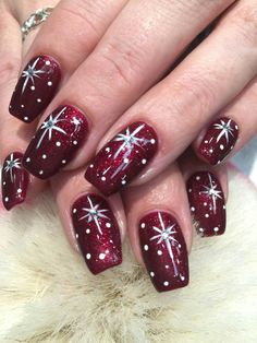 Nails Bride, Wedding Neutral, Xmas Nail Art, Wedding Nails Glitter, Fancy Nails Designs, Christmas Nail Art Designs