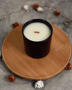 Woodland Snow Soy Wax Wood Wick 10 oz. - Pop Of Modern Light Fireplace, Snow Candles, Candle Making For Beginners, Wood Wick Candle, Modern Candle, Wholesale Candles, Traditional Candles, Paraffin Candles, Handcrafted Candles