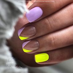 Summer Nails 2023, Neon Nail Designs, Nails Art Designs, Summer Gel Nails, Summer Nail Designs, Shellac Nails, Nails 2023, Neon Nails