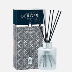 an image of a reed diffuser in front of a box with the label maison berger paris