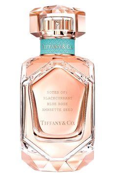 Free shipping and returns on Tiffany & Co. Rose Gold Eau de Parfum at Nordstrom.com. What it is: An eau de parfum that draws inspiration from Tiffany's iconic diamond cuts and luminous metals.Fragrance story: Vibrant and magnetic, Rose Gold Eau de Parfum is the innovative creation of master perfumer Jérome Epinette. The fragrance opens with a fruity blackcurrant paired with pink pepper and lychee fruit for a sparkling, playful top note. At the heart of Koleksi Parfum, Tiffany Rose, Perfume Scents, Perfume Lover, Best Perfume, Luxury Perfume, Luxury Fragrance