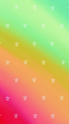 an abstract background with white stars on a multicolored rainbow - hued background