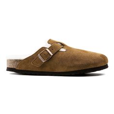 Birkenstock Men's Boston Shearling Suede Leather Mink - 928321 - Tip Top Shoes Birkenstock Men, Boston Shearling, Birkenstock Boston Shearling, European Shoes, Birkenstock Women, Boston Clog, Open Fire, Birkenstock Boston, The Walk