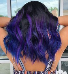 Katie | Vivids & Balayage on Instagram: “blue & violet blendzzz 💙💜 @pulpriothair never disappoints ✨ . . #pulpriot #pulpriothair #hairgoals #hairoftheweek #hairoftheday #olaplex…” St Charles Missouri, Pulp Riot Hair, Pulp Riot, Blue Violet, Modern Salon, Purple Hair, Balayage Hair, Hair Colors, Blue Hair