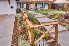 a house with steps leading up to the front door