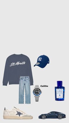 Spring Outfits Men, Blue Outfit, Spring Outfits, Mens Outfits, Blue