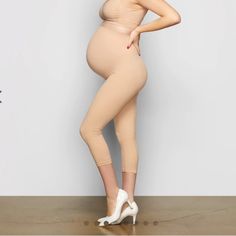 Skims Solutionwear Maternity Long Tights. Size Xxs/Xs New Without Tags Tights, Cream, Size Xxs, Shapewear, Women's Intimates, Tags, Women Shopping, Color