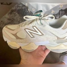 Brand New With Box, Unused. Size: Us W 7.5 New Balance Cream, New Balance 9060, Shoes New Balance, New Balance Shoes, Me Too Shoes, New Balance, Size 7, Women Shoes, Brand New