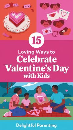 Celebrating Valentine's Day with your children is a different experience altogether. Here are 15 loving ways to celebrate Valentine's day with kids of all ages, click to check the post now!  #valentinesday #valentineswithkids