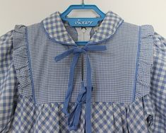 "FRENCH VINTAGE 70's, beautiful gingham dress, long length, pure cotton fabric, blue and white colors, nice details, large puffed sleeves, zipper in the back, made in Belgium. Estimated size 4 years Length 31,8\" / Underarms 11,8\" ( taken flat ) New old stock ( washed once ) I always refund overcharged shipping from 1 Euros overpaid ! Thank you for your visit" Blue 60s Dress, Blue Gingham Dress, Vintage Gingham, Lovely Clothes, White Colors, Blue Gingham, Gingham Dress, Puffed Sleeves, New Wardrobe