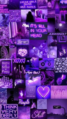 so this is my purple wallpaper save if like Your Head, Purple And Black, Black