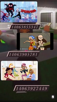 cartoon characters are shown on the screen in this screenshoter image, which shows them running