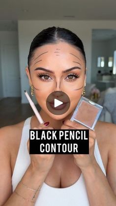 Christen Dominique Makeup, How To Use A Contour Stick, Christen Dominique, Makeup Contour, Black Brows, Cream Bronzer, Makeup Lessons, Mascara Tips