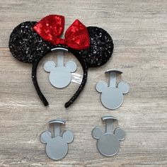 Disney Ears Wall Hangers 3d Printed 4x 3d Printed. Message Me For Different Colors Can Do Other Colors Upon Payment Does Not Include Actual Ears Accessory Holder, Wall Hangers, Accessories Holder, Disney Ears, Wall Hanger, 3d Print, 3d Printed, Other Colors, Hangers