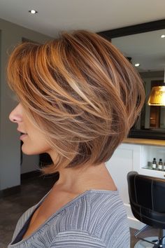 hair hairstyles,hair styles for long hair,hair cut,hair beauty,hair styles for medium hair,hair and skin and nails,hair hairstyling,hair length,hair straightener,hair drawing,hair cuts,hair colors #HairstyleTrends #HairTransformation #CurlyHairRoutine #BraidedHairstyles #HairColorInspiration #HairCareTips #ShortHairStyles #BalayageHair #WeddingHairstyles #HairAccessories #NaturalHair #HealthyHair #LongHairDontCare #MensHair #HairGoals #EasyHairstyles #HairGrowth #UpdoHairstyles #BlondeHair #HairProducts Short Layered Bob Hairstyles For Fine Hair, Girl Hair Styles, Short Hairstyles For Fine Hair, Choppy Bob Hairstyles For Fine Hair, Kort Bob, Hairstyles For Fine Hair, Stacked Bobs, Jennifer Aniston Hair, Cabello Hair