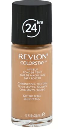 Revlon COLORSTAY 24hrs - Combination/Oily Skin  Color: 320 True Beige Net Wt.: 1.0 fl oz. / 30 ml SALE: $9.99      Features: Flawless look, lightweight feel This liquid-foundation favorite wears for up to 24 hours, no matter what your day brings—that's why we call it "life-tested" Gives you a natural finish, with medium coverage that can build to full coverage Sold by a SMOKE-FREE & PET-FREE home. If you're interested in other multi-pieces, please check-out all listings on e-bay seller ID: bebefash  Thank you for supporting WOMAN ENTREPRENEUR OWN BUSINESS!  Please come back to visit/shop again; listing NEW items DAILY! Revlon, Woman Entrepreneur, Revlon Colorstay, Please Come Back, Liquid Foundation, Own Business, Women Supporting Women, Skin Color, Oily Skin