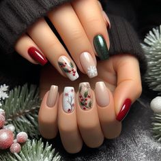 #xmasnails #christmas #christmasnails Cute Christmas Nail Designs, Xmas Nails, Christmas Nail Designs, Christmas Nail, Cute Christmas, Christmas Nails, Nail Designs, Nails