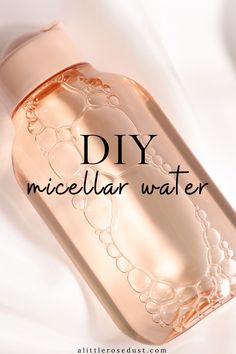 Diy Micellar Water, Sabun Mandi Cair, Diy Makeup Remover, Diy Beauty Treatments, Diy Skin Care Recipes, Diy Body Care, Diy Cosmetics, Homemade Bath Products, Diy Skincare