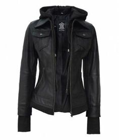 Affordable Black Leather Jacket For Winter, Cheap Leather Jacket With Pockets For Fall, Cheap Women's Biker Leather Jacket, Cheap Collared Leather Jacket With Pockets, Cheap Black Biker Jacket For Winter, Affordable Women's Biker Jacket For Work, Cheap Women's Biker Jacket For Streetwear, Affordable Long Sleeve Biker Jacket For Fall, Cheap Chic Long Sleeve Biker Jacket