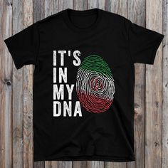 Celebrate your heritage with our stylish It's In My DNA Iran Flag Shirt. Show your pride, support your country, and wear your colors with passion. Don't miss out on this chance to showcase your patriotism. Order now and let your flag shine! * 100% ring-spun cotton * Sport Grey is 90% ring-spun cotton, 10% polyester * Dark Heather is 65% polyester, 35% cotton * 4.5 oz/yd² (153 g/m²) * Pre-shrunk * Shoulder-to-shoulder taping * Quarter-turned to avoid crease down the center * Blank product sourced from Bangladesh, Honduras, Haiti, Mexico, or Nicaragua Turkmenistan Flag, Kiribati Flag, Kyrgyzstan Flag, Seychelles Flag, Burundi Flag, Gambia Flag, Vanuatu Flag, Jordan Flag, Montenegro Flag