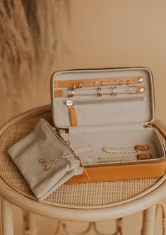 Jewelry Storage Case Hello Adorn Elegant Gold Jewelry Storage For Travel, Gold Rectangular Jewelry Storage For Everyday, Rectangular Gold Jewelry Storage For Everyday Use, Copper Uses, Everyday Wear Jewelry, Always Shine, Beautiful Storage, Our Secret, Travel Jewelry Case