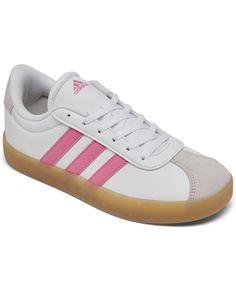 in stock Cute Addidas, Adidas Pink, Addidas Shoes Pink, Adidas Pink Low-top Basketball Shoes, Pink Adidas Sneakers For Sports, Cheap Pink Adidas Sneakers, Pink Adidas Sneakers With Three Stripes, Pink Adidas Shoes, Pink Adidas Sneakers With Synthetic Material