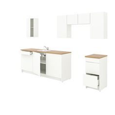 an image of kitchen furniture set on white background