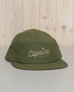 Take The Capsize Packable Loden Camper Cap on your next fishing trip and stay cool all day long! This hat is lightweight and breathable and the float insert ensures that the cap will stay afloat if it falls in the water. It has a low crown 5 panel profile and a Capsize Fly Fishing Print on the front. Unstructured Loden Camper Cap Foam Front Panel float insert Lightweight & Breathable 64% Cotton, 36% Nylon Flexible Flat Visor Low Profile five panel with Plastic Buckle Closure One size fits al Fly Fishing, Five Panel, Fishing Hat, Fishing Trip, Kids Hats, Polar Fleece, Womens Vest, Trucker Cap, Low Profile