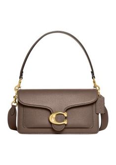 Accessorize your favorite looks effortlessly when you pair them with this chic shoulder bag from COACH. - Polished pebble leather - Inside zip and multifunction pockets - Snap closure, leather lining - Detachable short strap with 7" drop - Detachable long strap with 21" drop for shoulder or crossbody wear - 10.25" L x 6" H x 3.25" W | COACH Tabby Shoulder Bag 26 Coach Purse Aesthetic, Coach Bags Handbags, Coach Tabby 26, Coach Tabby Shoulder Bag, Tabby Shoulder Bag 26, Tabby Shoulder Bag, Coach Tabby, Inside My Bag, Dream Bags