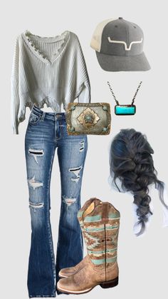 Cute Western Clothes, Country Outfits Women, Western Clothes, Latina Fashion Outfits