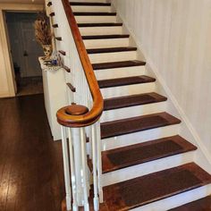 a set of stairs leading up to the second floor