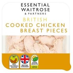 an image of british cooked chicken breast pieces in pouch for dog treat or cat treats