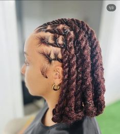 Artificial Locks Hairstyles, Loc Styles For Thick Locs, Loc Styles Long, Box Braids Hairstyles For Black Women, Girls Natural Hairstyles, Dreadlock Styles, Dreads Styles