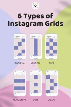 the six types of instagram grids