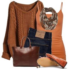 Burnt Orange Shoes Outfit, Rust Brown Sweater Outfit, Burnt Orange Sweater Outfit Fall, Burnt Orange Sweater Outfit, Outfits With Rust Colored Cardigan, Burnt Orange Knit Sweater Outfit, Womens Rust Sweater, Burnt Orange Sweater