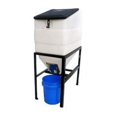 High Country Plastics 270lb Capacity Feed Bin With Stand Horse Feed Storage, Equestrian Helmet, Horse Feed, Equestrian Boots, Wood Pellets, Horse Blankets, Horse Barn, Equestrian Outfits, Equestrian Style