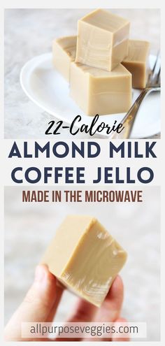 almond milk coffee jello made in the microwave is delicious and so easy to make