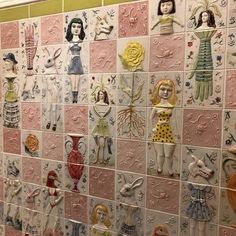 Tiles Art, Ceramic Tile Art, John Walker, Dream Room Inspiration, Dream House Decor, Great Art, Art Center, Ceramic Sculpture, Bathroom Wall