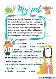 Writing Comprehension, Verbo To Be, First Grade Reading Comprehension, Verb To Be, Reading Comprehension For Kids, Teacher Cartoon, Reading Comprehension Lessons, English Activities For Kids, English Worksheet