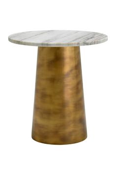 White Marble Side Table | Eichholtz Nuova | Oroa.com White Marble Side Table, Fireplace Pictures, Marble Top Side Table, Bistro Table Outdoor, Outdoor Mirror, Planter Table, Outdoor Bar Table, Garden Furniture Covers, Marble Side Tables