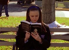 Rory Gilmore, Gilmore Girls, A Book, A Girl, Reading, Books