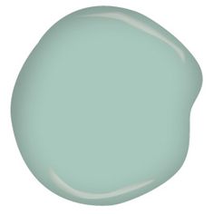 a light green paint with white trim on the top and bottom, in shades of pale blue