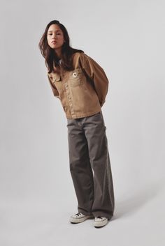 Carhartt Women Outfits Fall, Women’s Carhartt Outfit, Carhartt Pants Women's, Womens Work Pants, Pantalon Carhartt