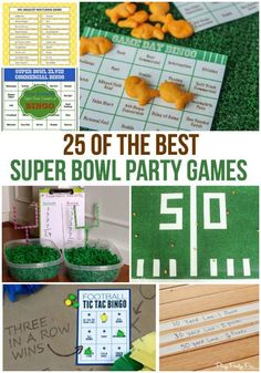 25 of the best super bowl party games