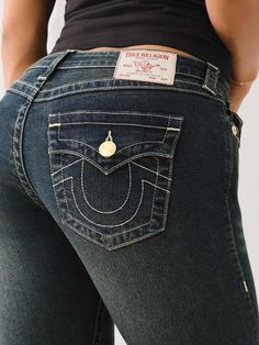 JOEY LOW RISE FLAP FLARE JEAN Low Rise True Religion Jeans, True Religion Jeans Women, Low Waisted Jeans, Wishlist 2024, Low Rise Pants, Low Waist Jeans, Low Rise Flare Jeans, Low Rise Shorts, Kids Denim