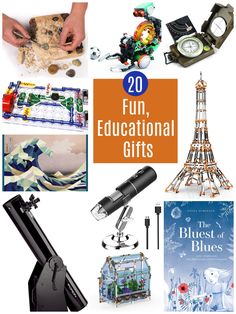 the top 20 fun educational gifts for kids to make with their favorite toys and books