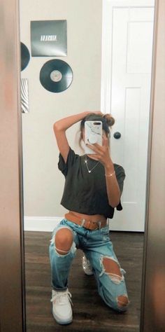 Mode Ulzzang, Teenage Outfits, Foto Tips, Casual School Outfits, Cute Outfits For School, Trendy Summer Outfits, Cute Comfy Outfits, Pinterest Outfits, Teenager Outfits