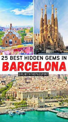 Planning a Barcelona itinerary but want to get away from the crowds? Then read this guide to the best hidden gems in Barcelona. You'll get epic advice on the most unique things to do in Barcelona and the most unusual things to do in Barcelona. This way you can get off the beaten path and enjoy some of the non-touristy things to do in Barcelona. Use this Barcelona travel gudie with expert Barcelona travel tips and you'll be able to see a side of Barcelona most people miss during their Barcelona itinerary. #Barcelona #Spainguide Spain Destinations